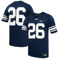 #26 BYU Cougars Home Replica Football Jersey - Navy