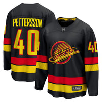 Vancouver Canucks Elias Pettersson Black Breakaway Jersey