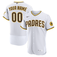 San Diego Padres White Home Authentic Custom Jersey