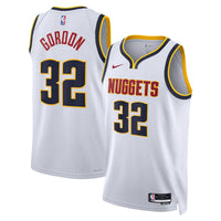 Denver Nuggets Association Edition Swingman Jersey - White - Aaron Gordon