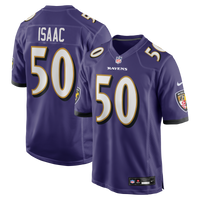 Baltimore Ravens Adisa Isaac Purple Team Game Jersey