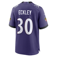 Baltimore Ravens Ryan Eckley Purple Team Game Jersey