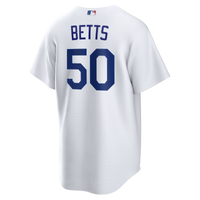 Los Angeles Dodgers Mookie Betts White Home Replica Jersey
