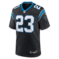 Carolina Panthers Trevor Etienne Black Team Game Jersey