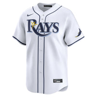 Tampa Bay Rays Junior Caminero White Home Limited Jersey