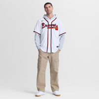 Atlanta Braves Lane Thomas White Home Replica Jersey