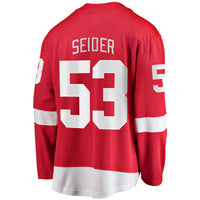 Detroit Red Wings Moritz Seider Red Home Breakaway Player Jersey