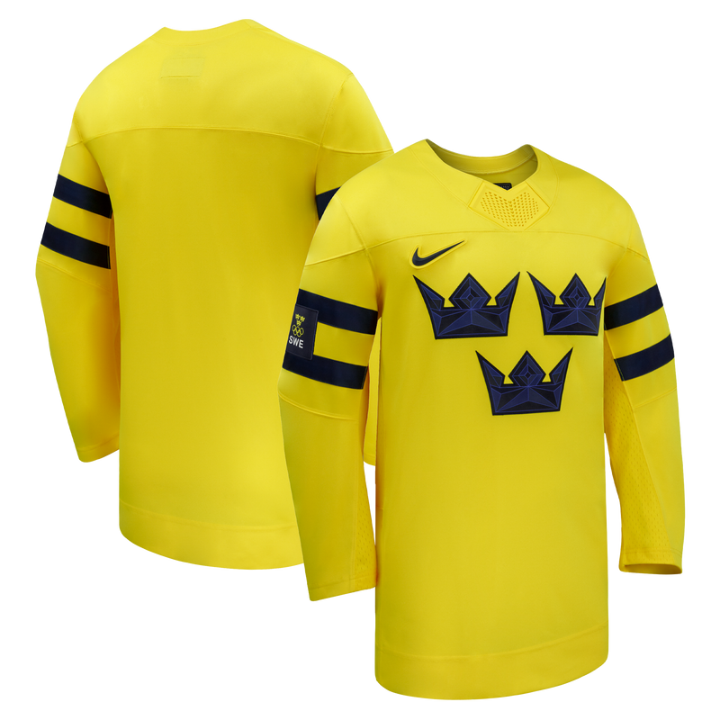 Sweden Hockey Yellow 2026 Away Replica Jersey