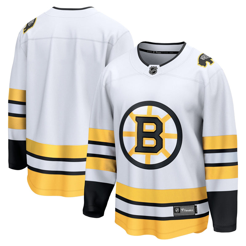 Boston Bruins White Away Breakaway Jersey