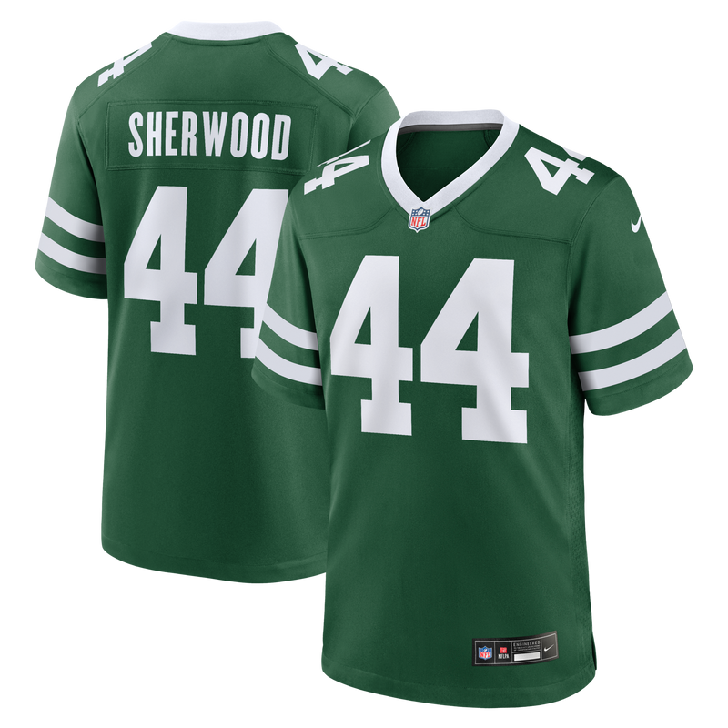 New York Jets Jamien Sherwood Legacy Green Team Game Jersey