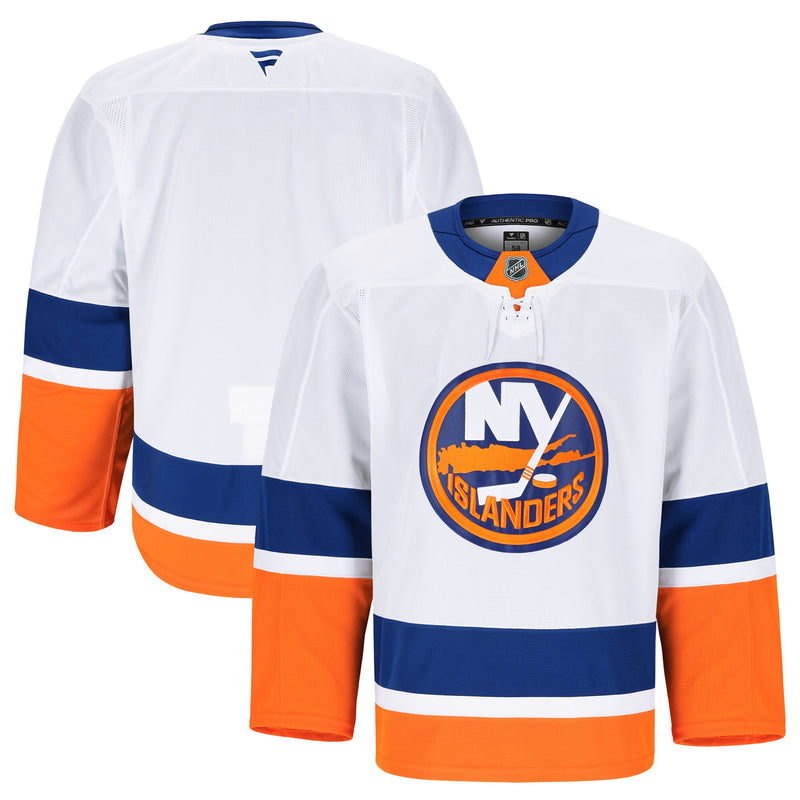 New York Islanders White Away Authentic Pro Jersey