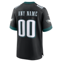 Philadelphia Eagles Black Alternate Custom Game Jersey