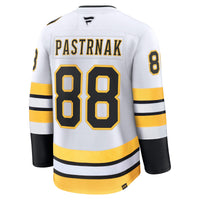 Boston Bruins David Pastrnak White Away Premium Player Jersey