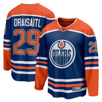 Edmonton Oilers Leon Draisaitl Royal Home Breakaway Jersey