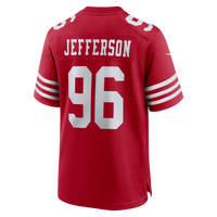 San Francisco 49ers Jordan Jefferson Scarlet Team Game Jersey