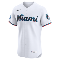 Miami Marlins White Home Elite Jersey