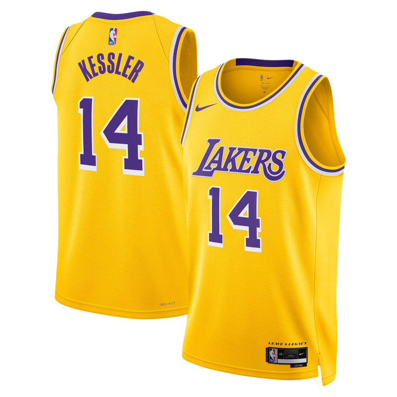 Los Angeles Lakers Icon Edition Swingman Jersey - Gold - Walker Kessler