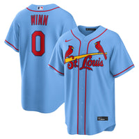St. Louis Cardinals Masyn Winn Light Blue Alternate Replica Jersey