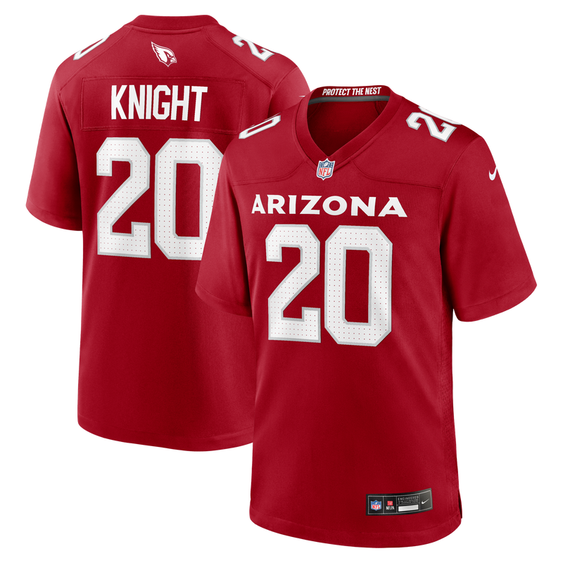 Arizona Cardinals Zonovan Knight Cardinal Team Game Jersey