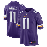 Minnesota Vikings Carson Wentz Purple Team Game Jersey