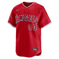 Los Angeles Angels Red Alternate Limited Custom Jersey