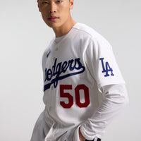 Los Angeles Dodgers Mookie Betts White Home Authentic Jersey