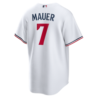 Minnesota Twins Joe Mauer White Home Retired Player Replica Jersey
