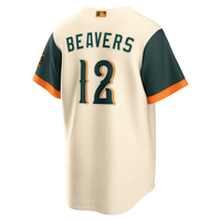 Baltimore Orioles Dylan Beavers Cream 2026 City Connect Stadium Jersey