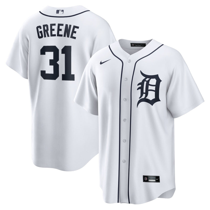 Detroit Tigers Riley Greene White Replica Player Jersey