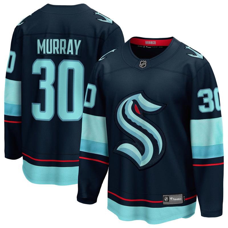 Seattle Kraken Matt Murray Deep Sea Blue Home Breakaway Jersey