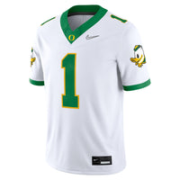 White Oregon Ducks Alternate Game Jersey