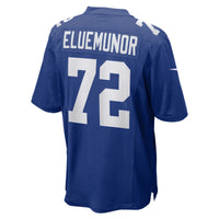 New York Giants Jermaine Eluemunor Royal Team Game Jersey