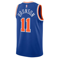 New York Knicks Icon Edition Swingman Jersey - Blue - Jalen Brunson