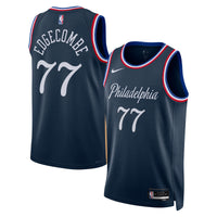 Philadelphia 76ers 2025/26 City Edition Swingman Jersey - Navy - VJ Edgecombe