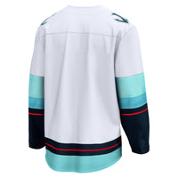 Seattle Kraken White Away Breakaway Jersey