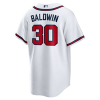 Atlanta Braves Drake Baldwin White Home Replica Jersey