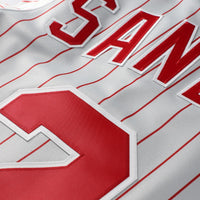 Cincinnati Reds Deion Sanders Gray 1997 Authentic Jersey