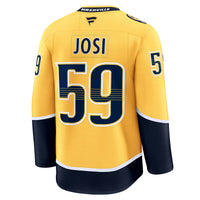 Nashville Predators Roman Josi Yellow Home Premium Jersey
