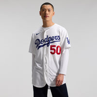 Los Angeles Dodgers Mookie Betts White Home Authentic Jersey