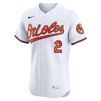 Baltimore Orioles Gunnar Henderson White Home Elite Jersey