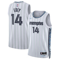 Memphis Grizzlies 2025/26 City Edition Swingman Jersey - Gray - Zach Edey