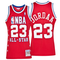 NBA All-Star East Michael Jordan 1989 Authentic Jersey - Red