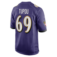 Baltimore Ravens Josh Tupou Purple Team Game Jersey