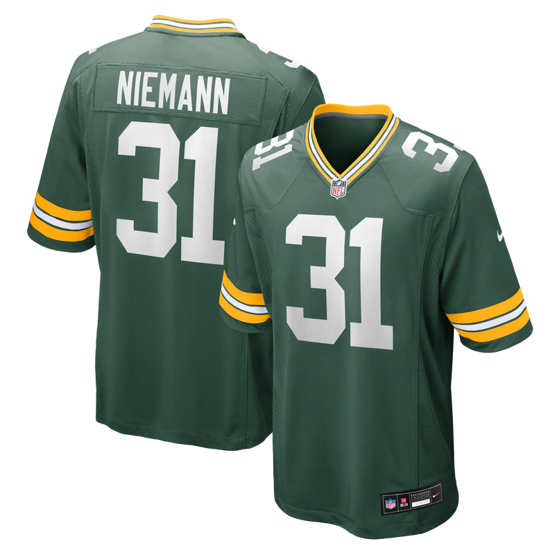 Green Bay Packers Nick Niemann Green Team Game Jersey