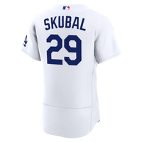Los Angeles Dodgers Tarik Skubal White Home Authentic Jersey