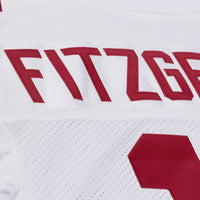 Arizona Cardinals Larry Fitzgerald White 2004 Authentic Throwback Jersey