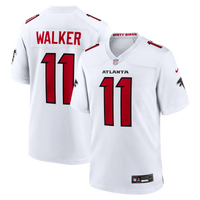 Atlanta Falcons Jalon Walker White Game Jersey