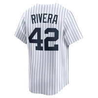 New York Yankees Mariano Rivera White Throwback Cooperstown Collection Limited Jersey
