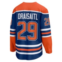 Edmonton Oilers Leon Draisaitl Royal Home Breakaway Jersey
