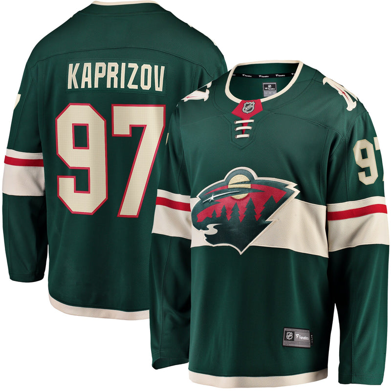 Minnesota Wild Kirill Kaprizov Green Home Breakaway Replica Jersey